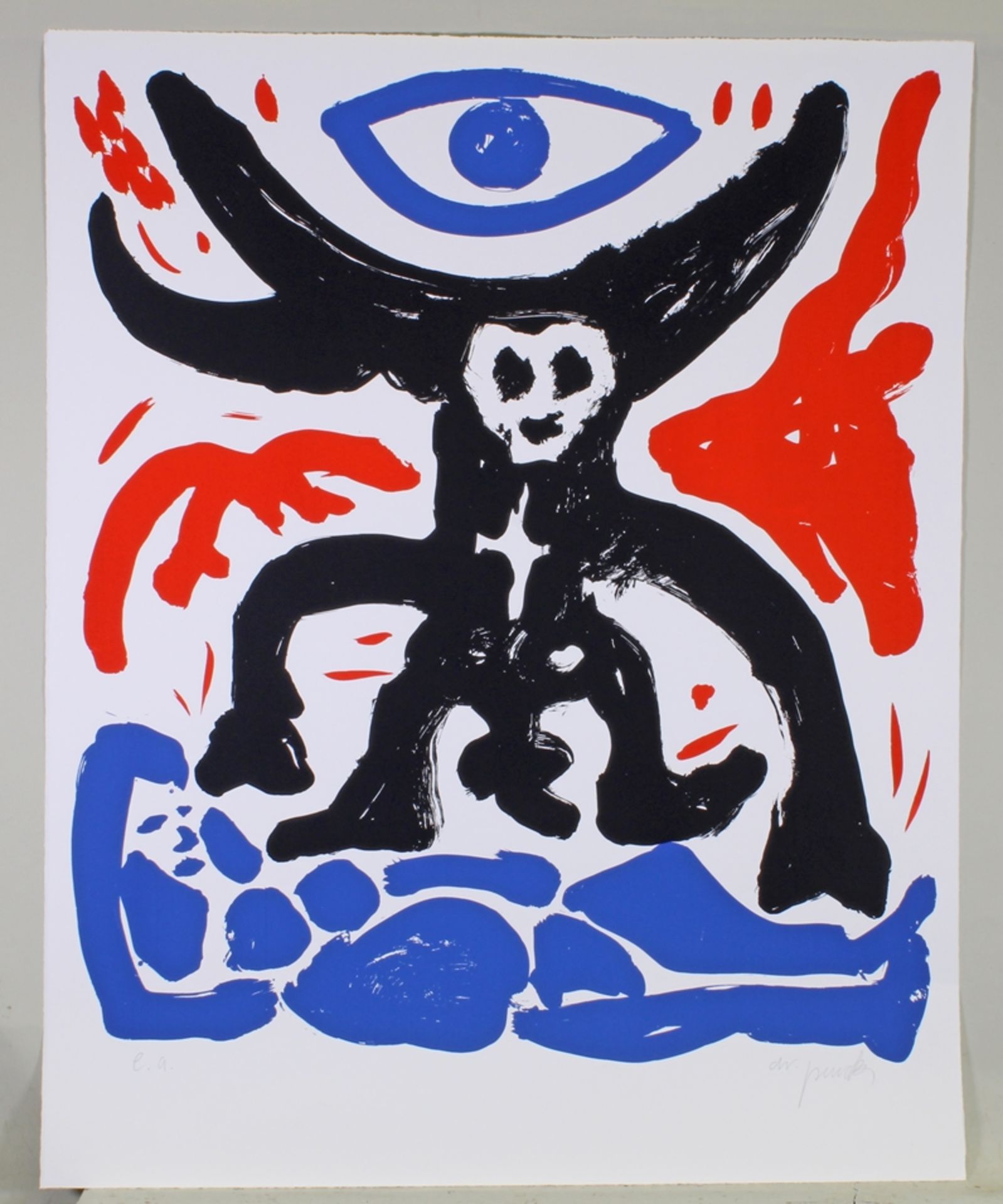 Penck, A.R. (1939 Dresden - 2017 Zürich, bedeutender zeitgenössischer Künstler und Vater der Neuen  - Bild 2 aus 3