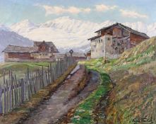 Flashar, Bruno (München 1887 - 1961 Akeley, deutscher Landschafts-, Genre- und Stillebenmaler, in M