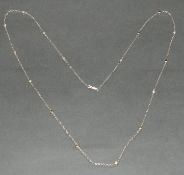 Collierkettchen, WG 750, 16 kleine Diamanten, ca. 88 cm lang, 14 g
