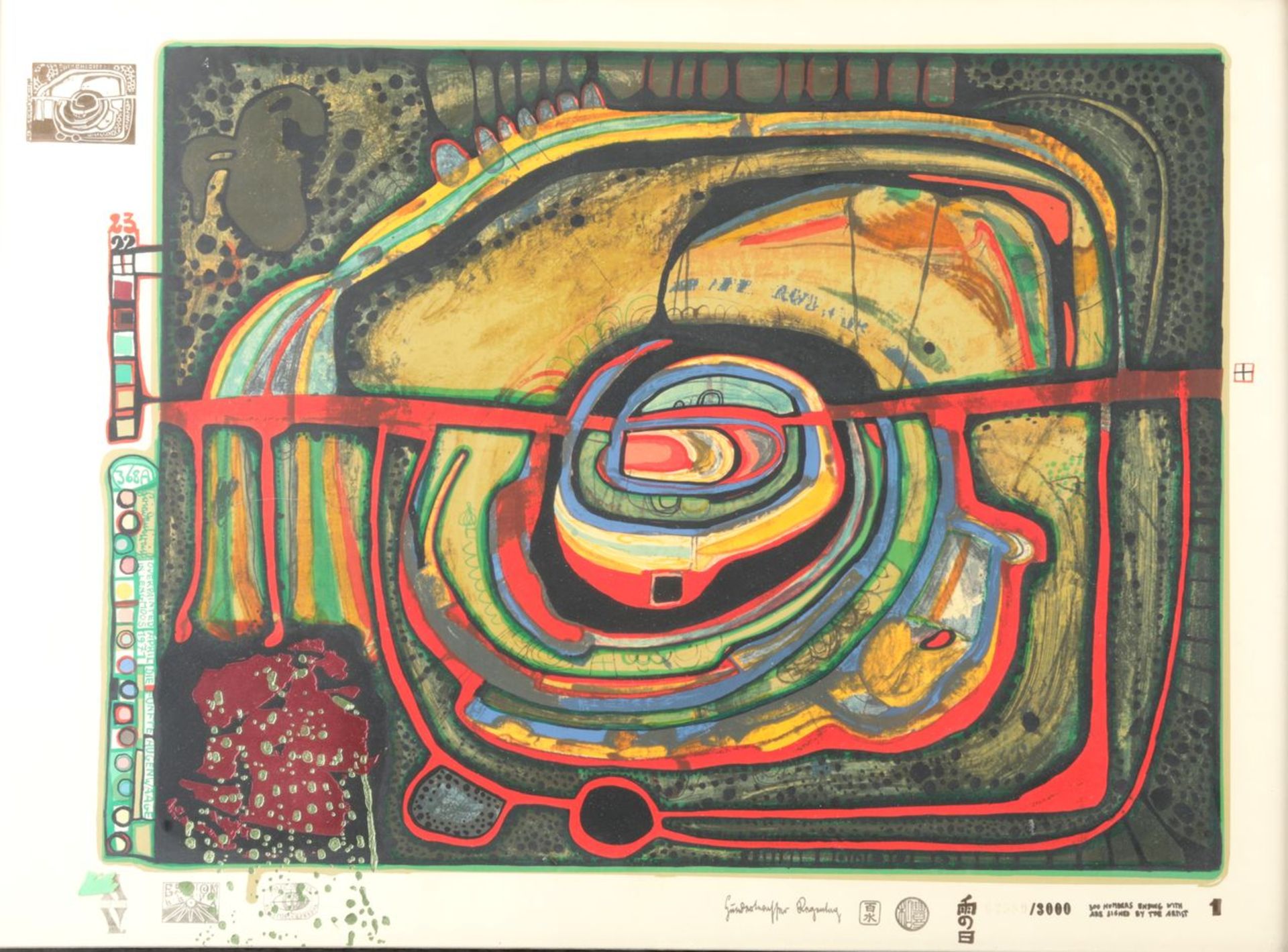 Hundertwasser, Friedensreich 1928 Wien - Bild 9 aus 15