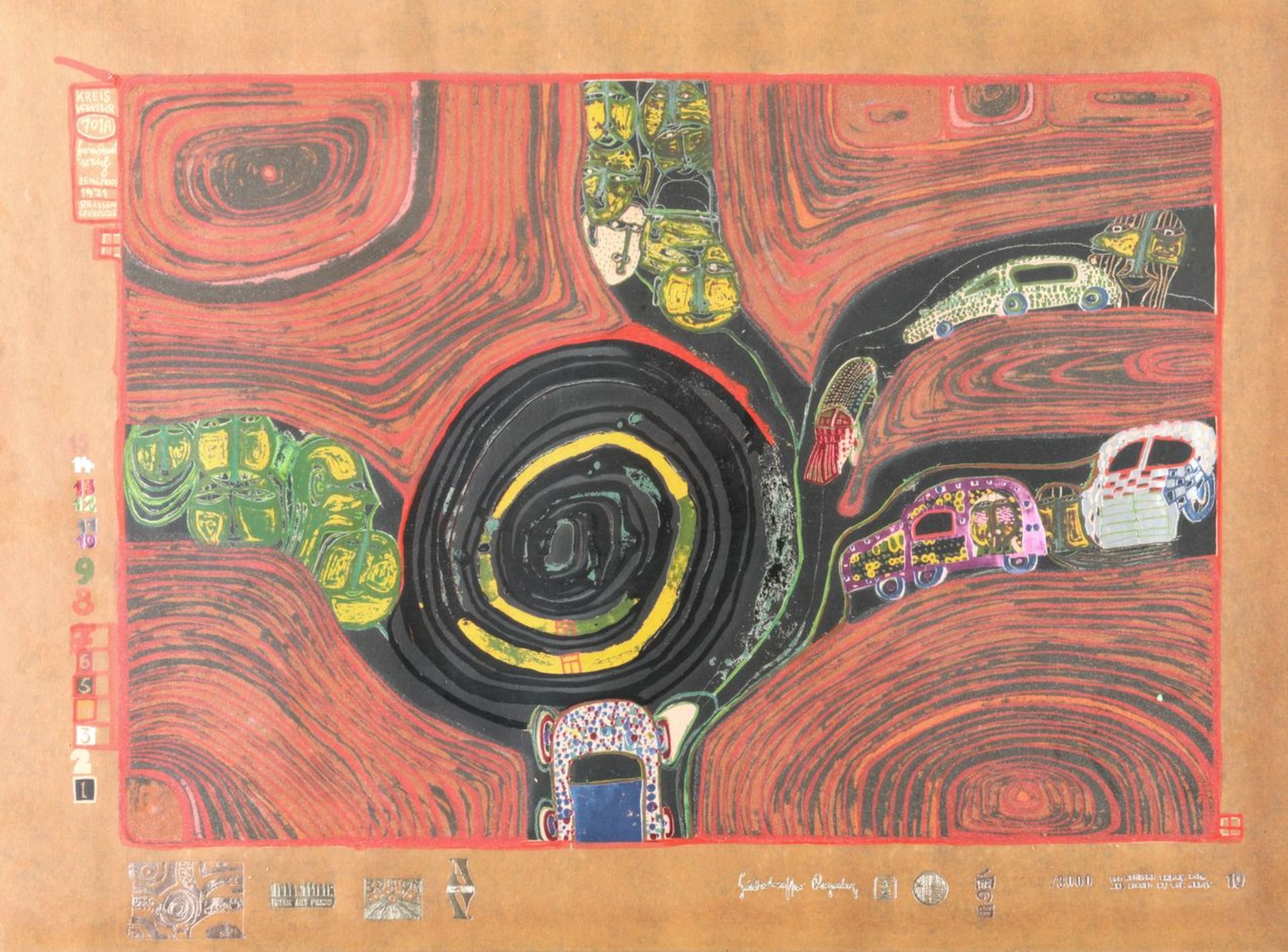 Hundertwasser, Friedensreich 1928 Wien - Bild 6 aus 15