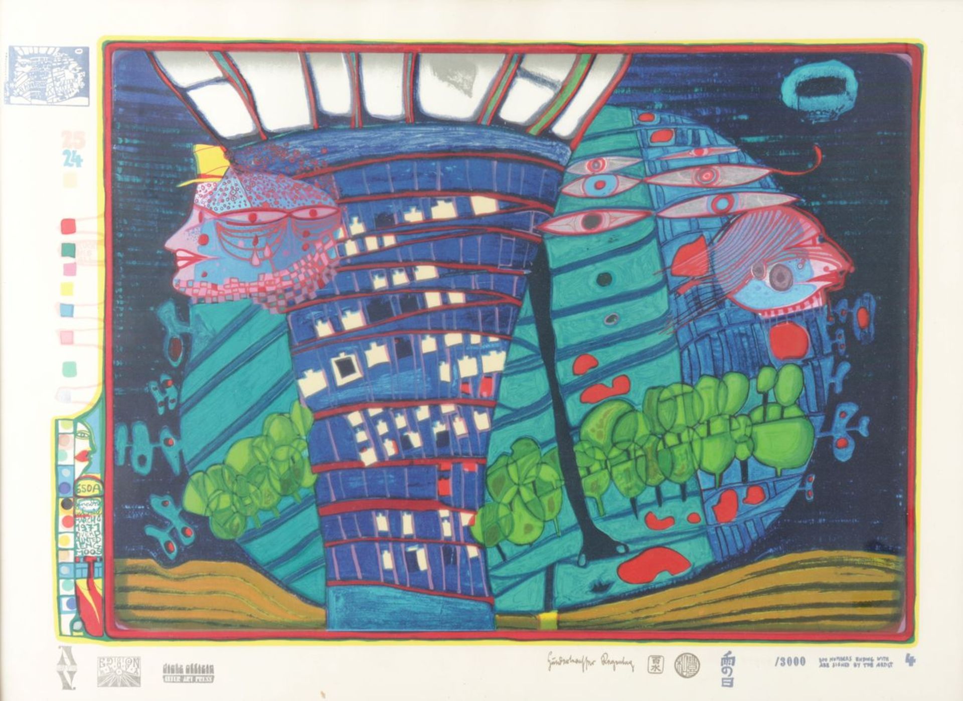 Hundertwasser, Friedensreich 1928 Wien - Bild 5 aus 15