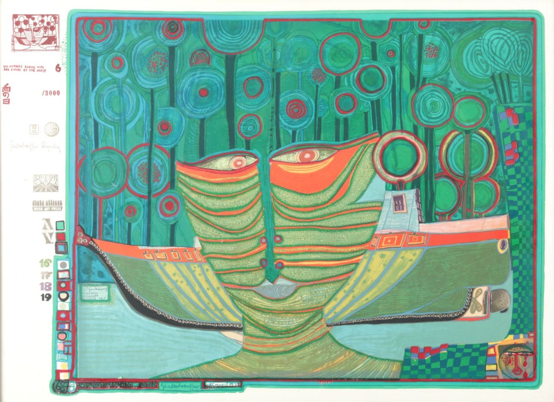 Hundertwasser, Friedensreich 1928 Wien - Bild 10 aus 15