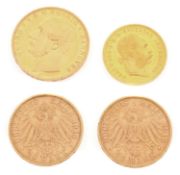 4 Goldmünzen
