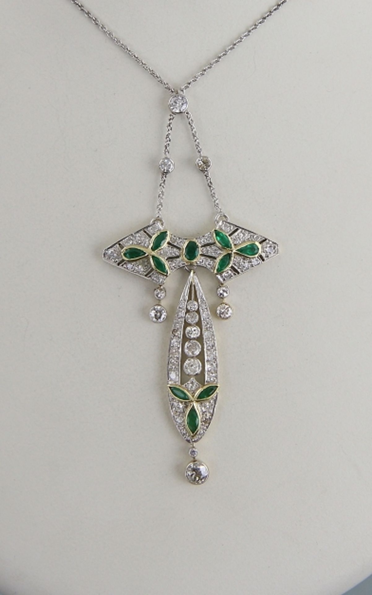 Jugendstil - Platin - Collier