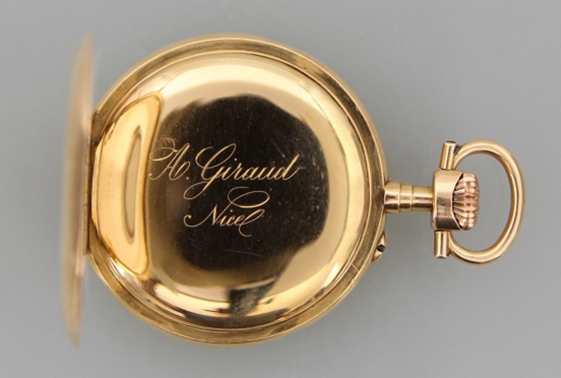 Gold - Chronometer - HTU "Giraud" - Image 2 of 3