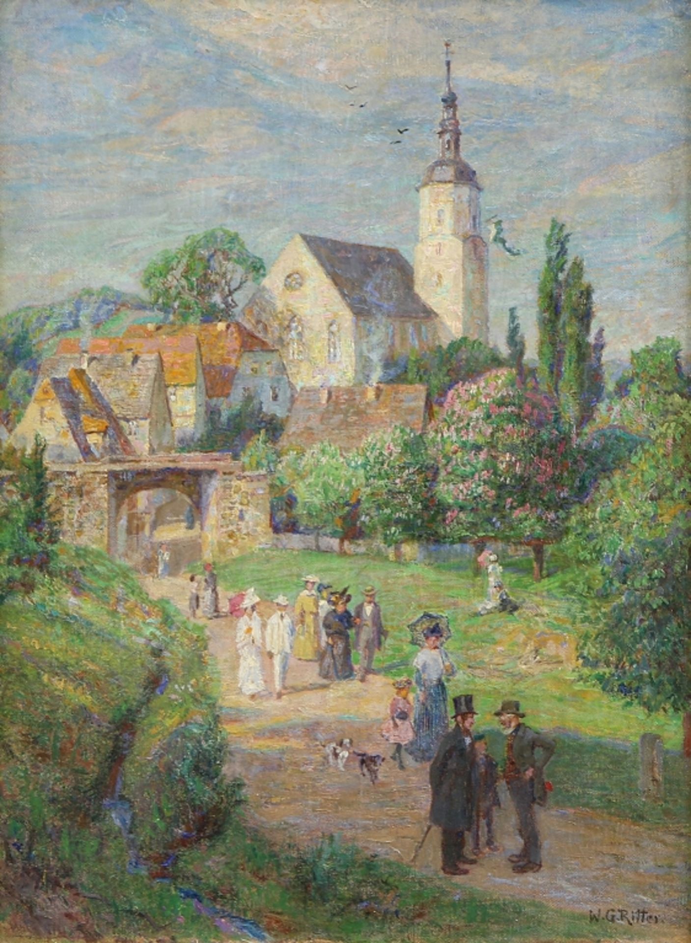 Ritter, Wilhelm Georg (Marburg1850 - 1926 Moritzburg bei Dresden) - Image 2 of 7