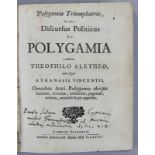Theophilus Aletheus (recte Johann Lyser) "Polygamia triumphatrix id est Discursus politicus de Polyg