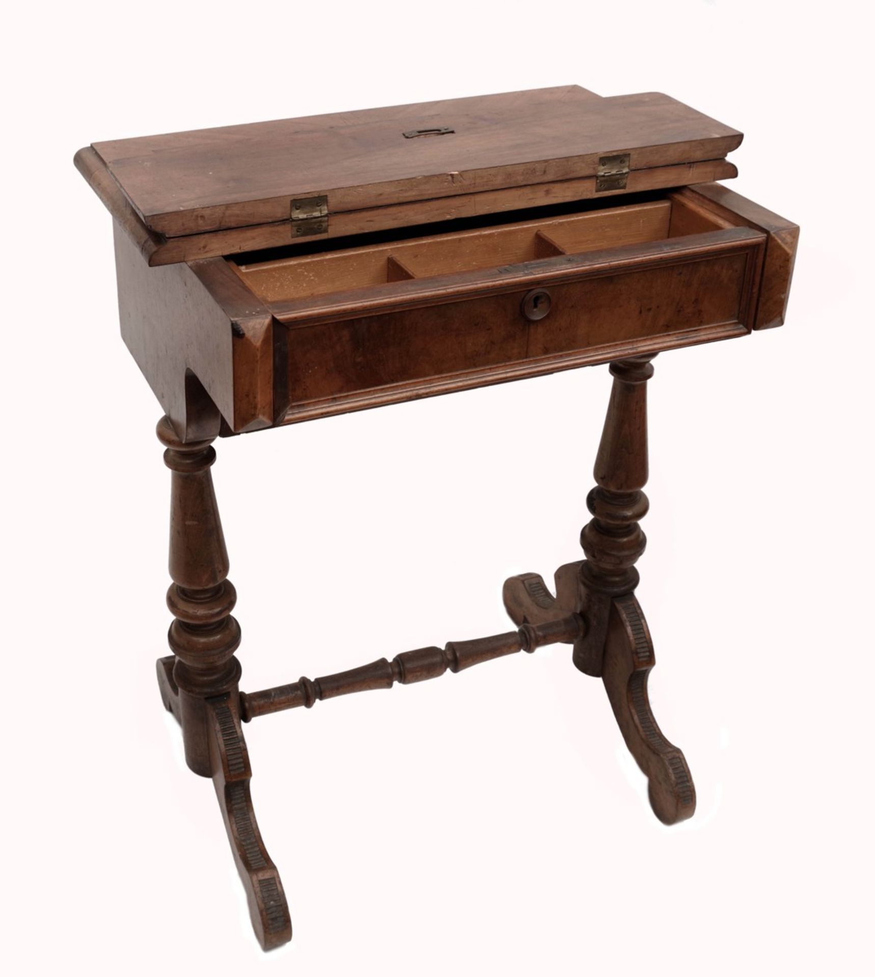 Sewing table, Historicism (Altdeutscher Stil)