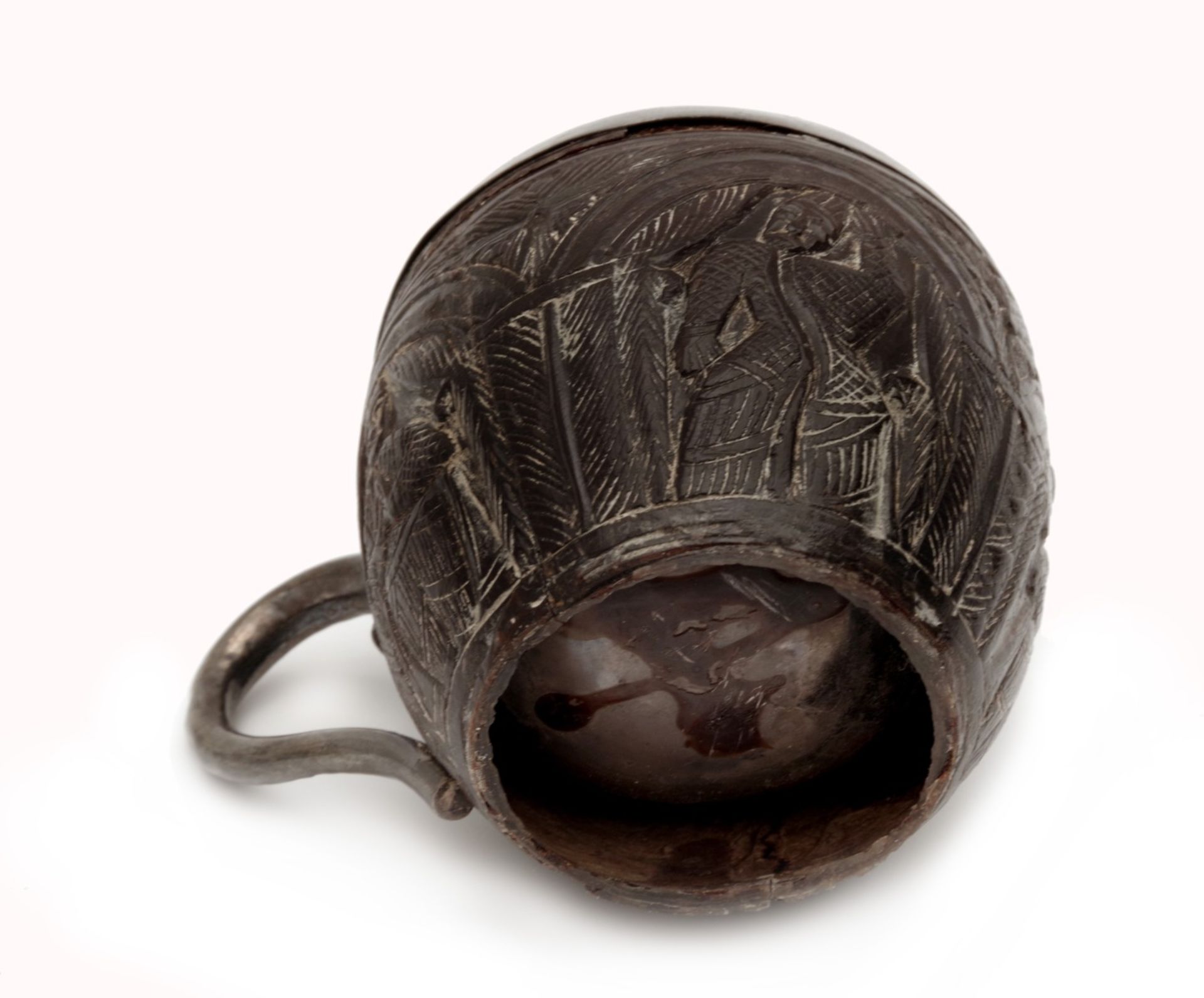 A Silver-Mounted Coconut Cup - Image 4 of 4