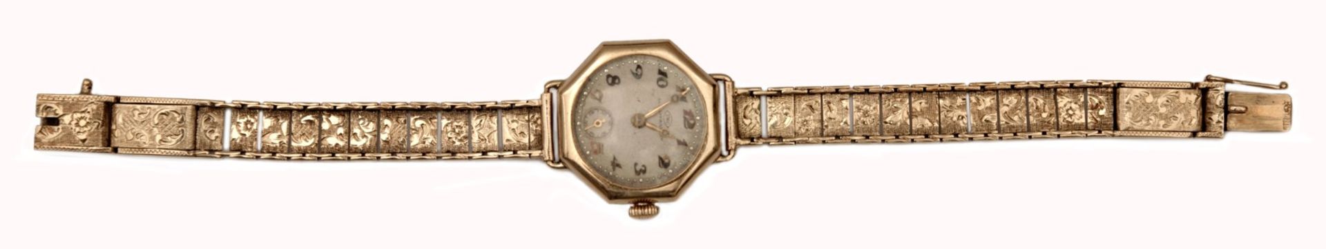 A Ladies Octagonal IWC Wristwatch with Bracelet