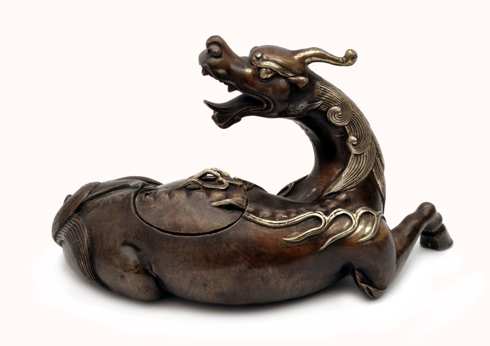 Incense Burner in the Form of a Qilin - Image 2 of 4