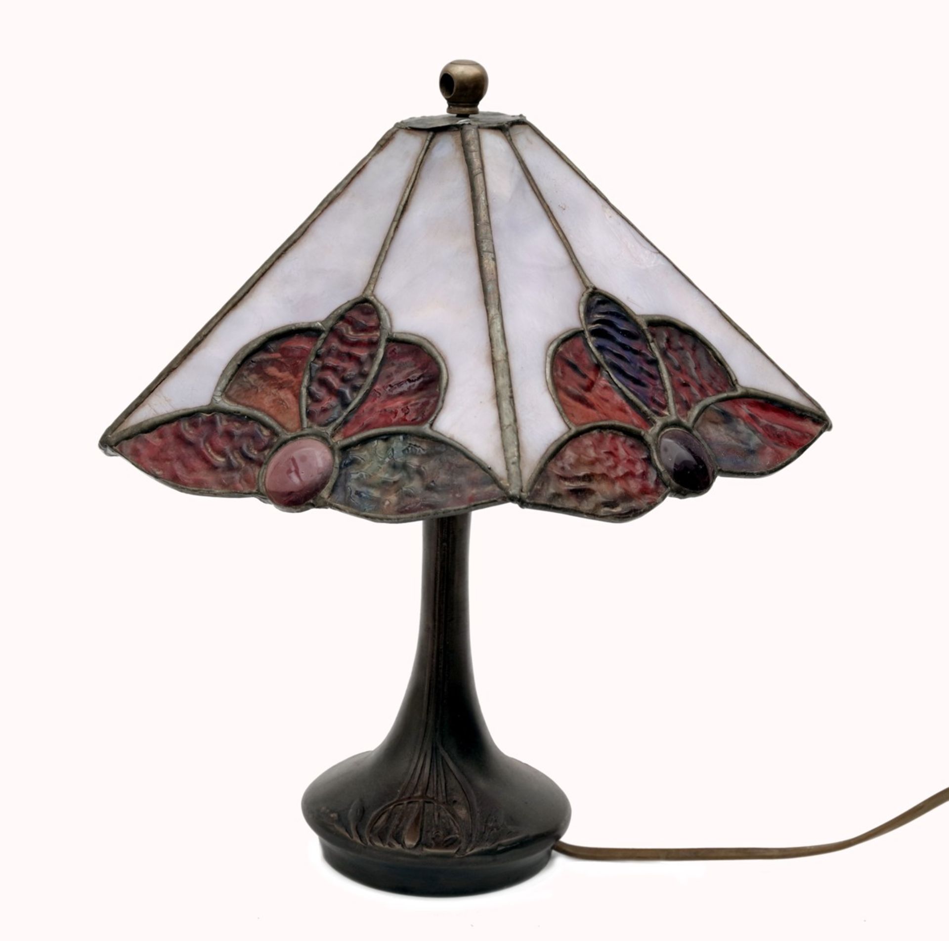 A Tiffany Style Lamp - Art Nouveau