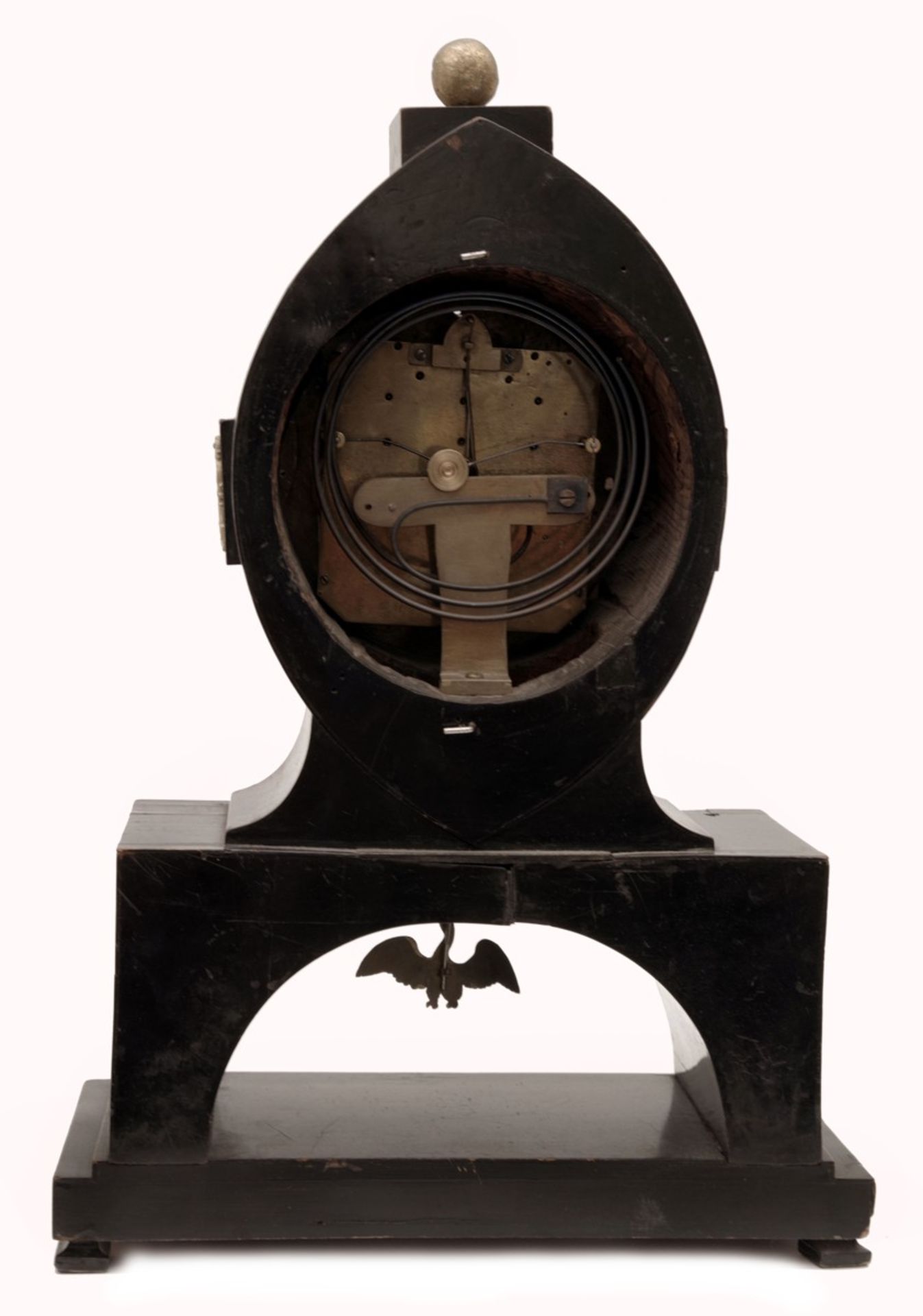 An Empire Period Commode Clock - Image 2 of 3