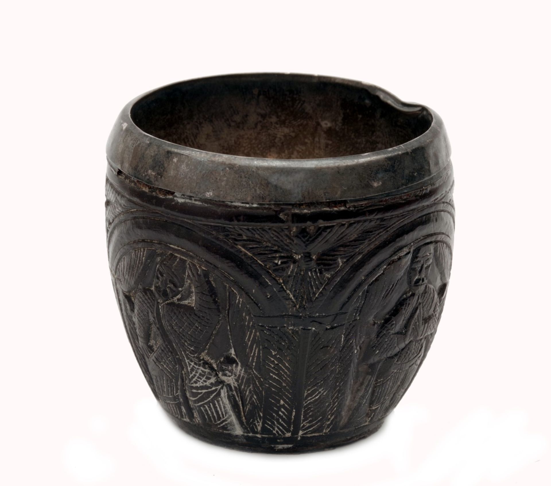 A Silver-Mounted Coconut Cup - Image 2 of 4