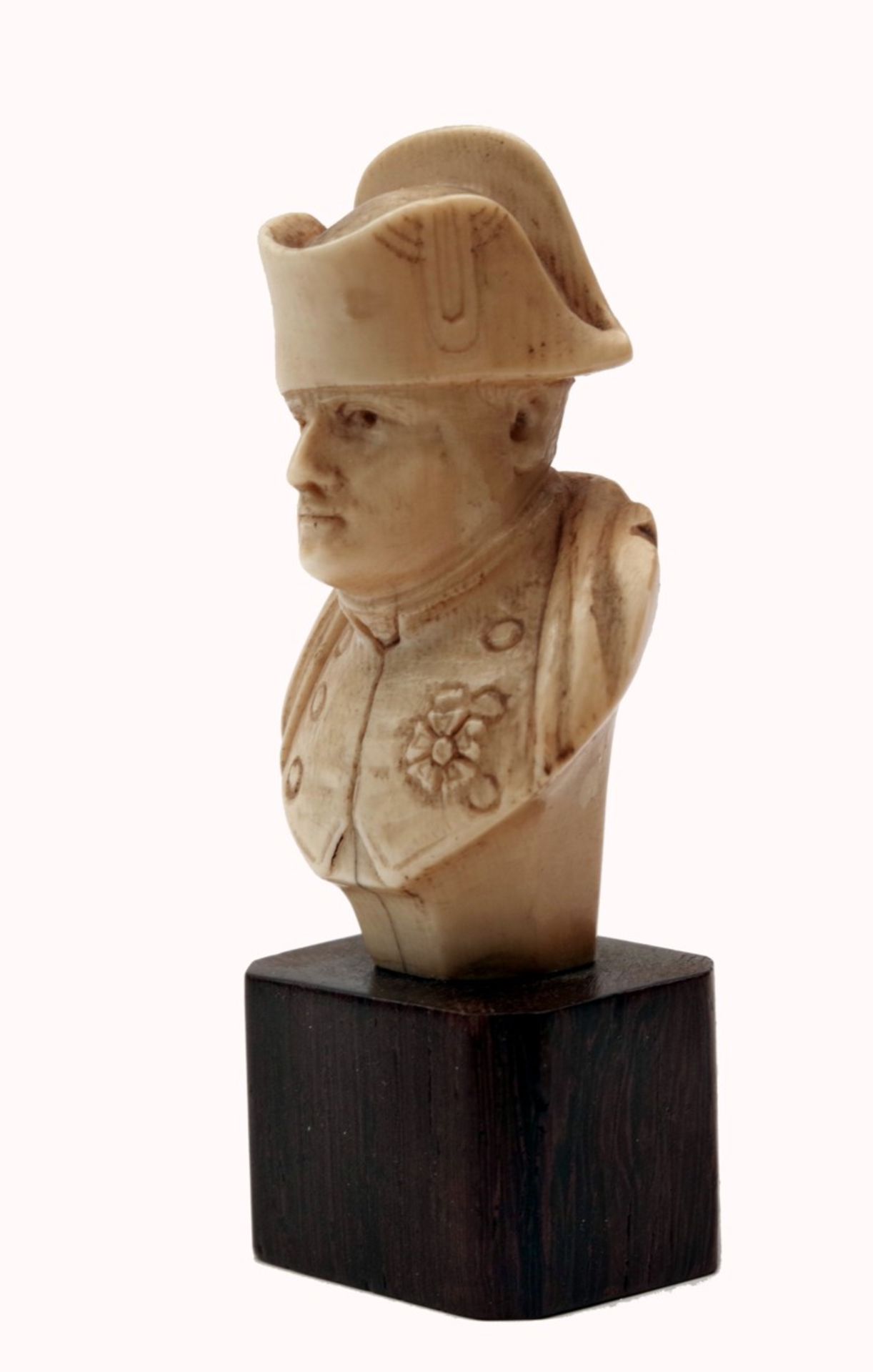 A Small Ivory Bust of Napoleon Bonaparte - Image 2 of 4