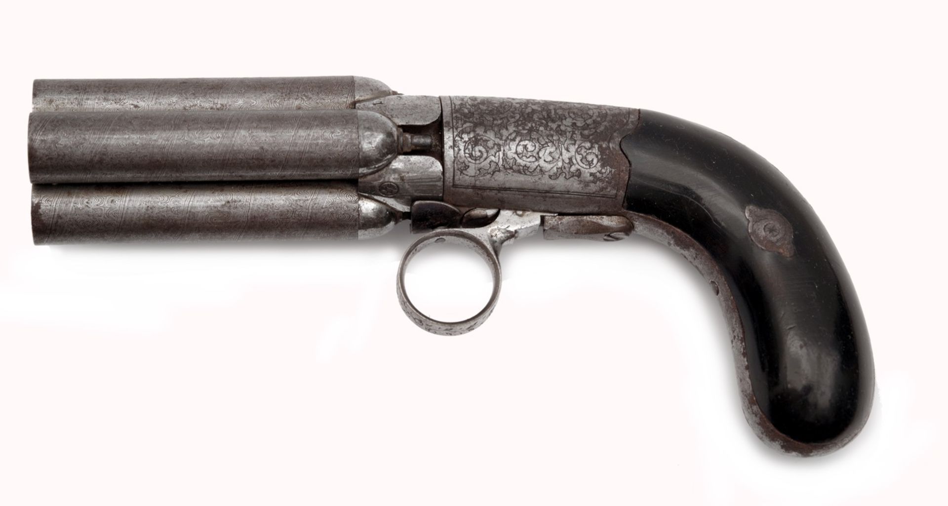 Pepperbox Pistol by Alphonse Caron - Image 2 of 3
