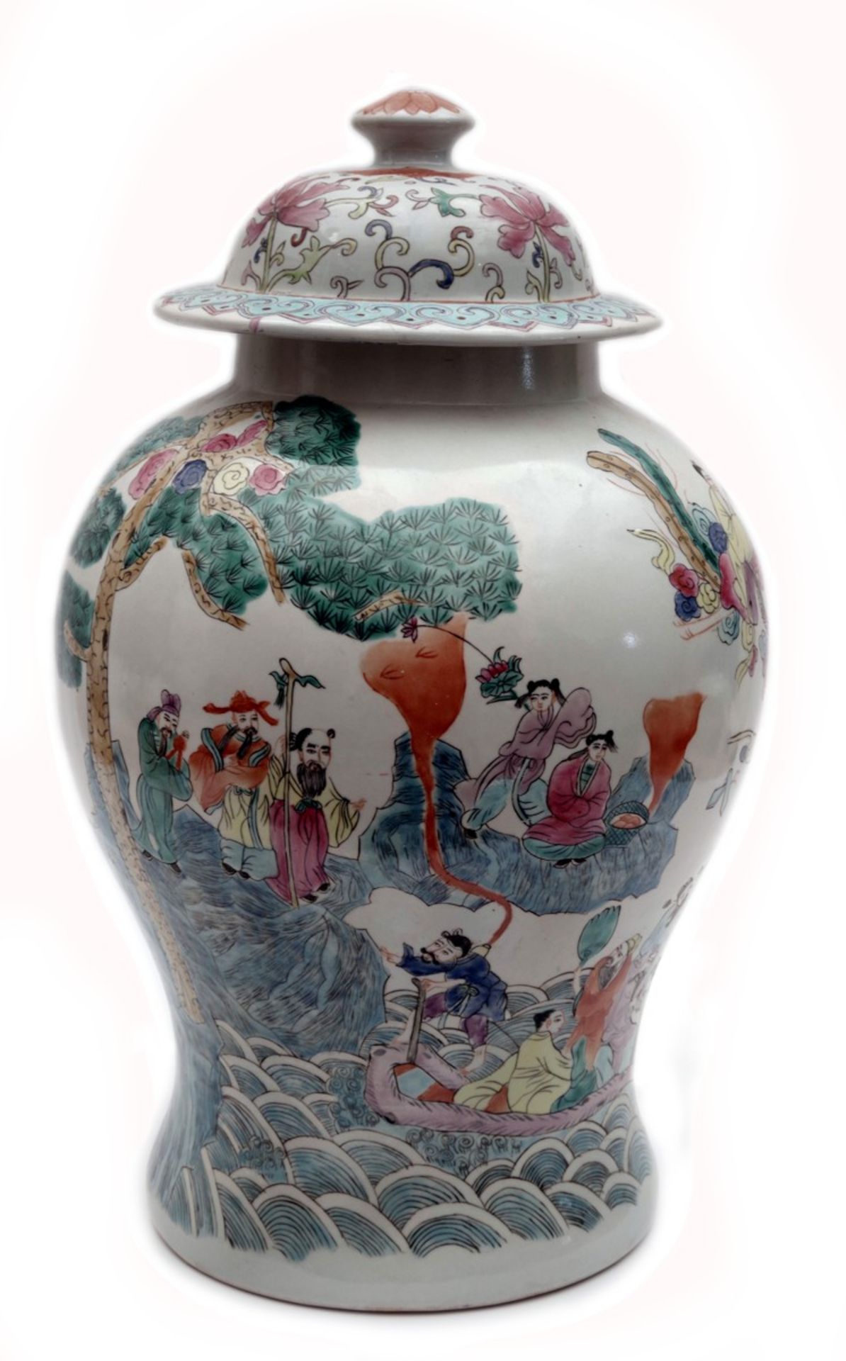 A Baluster-Shaped Lid Pot