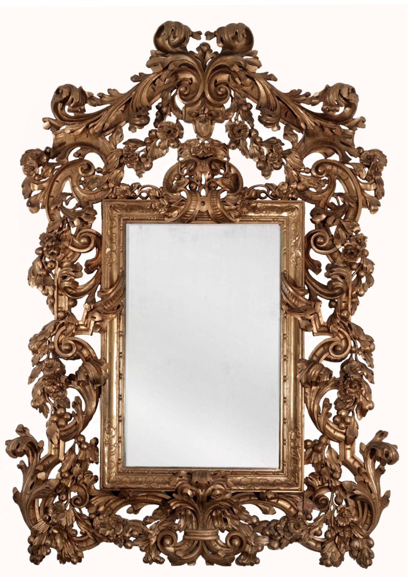 A Rococo-Style Wall Mirror