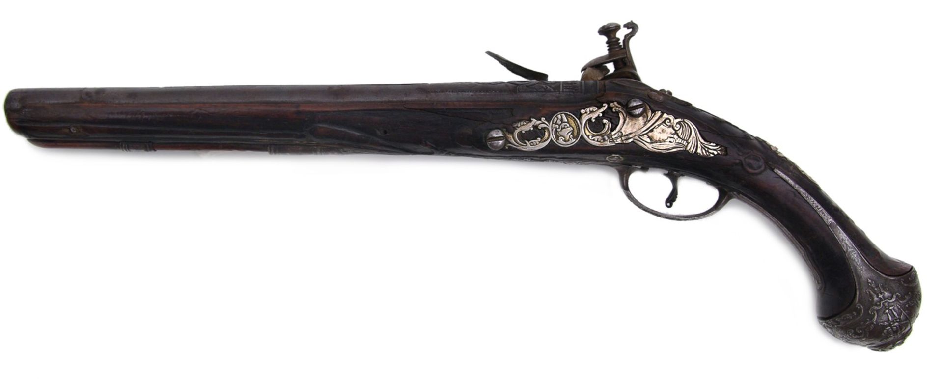 A flintlock pistol - Image 2 of 8