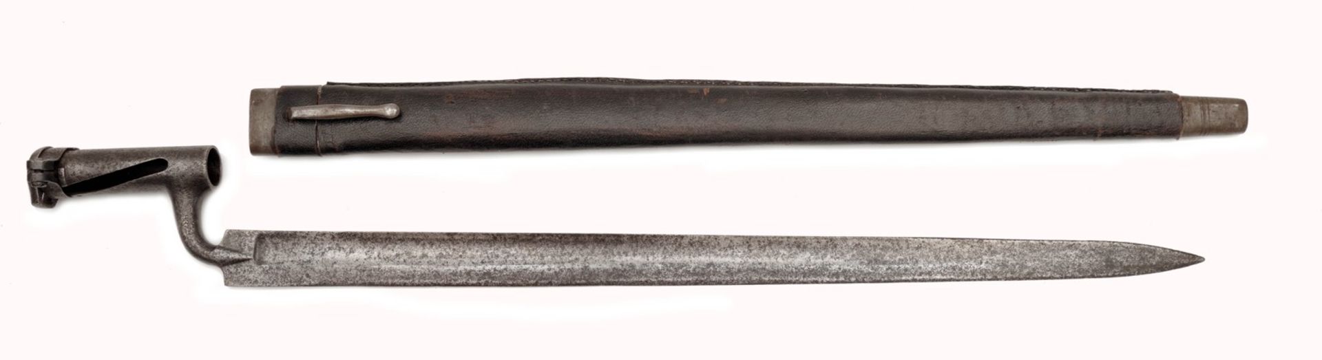 An Austrian Jager Socket Bayonet — M 1854