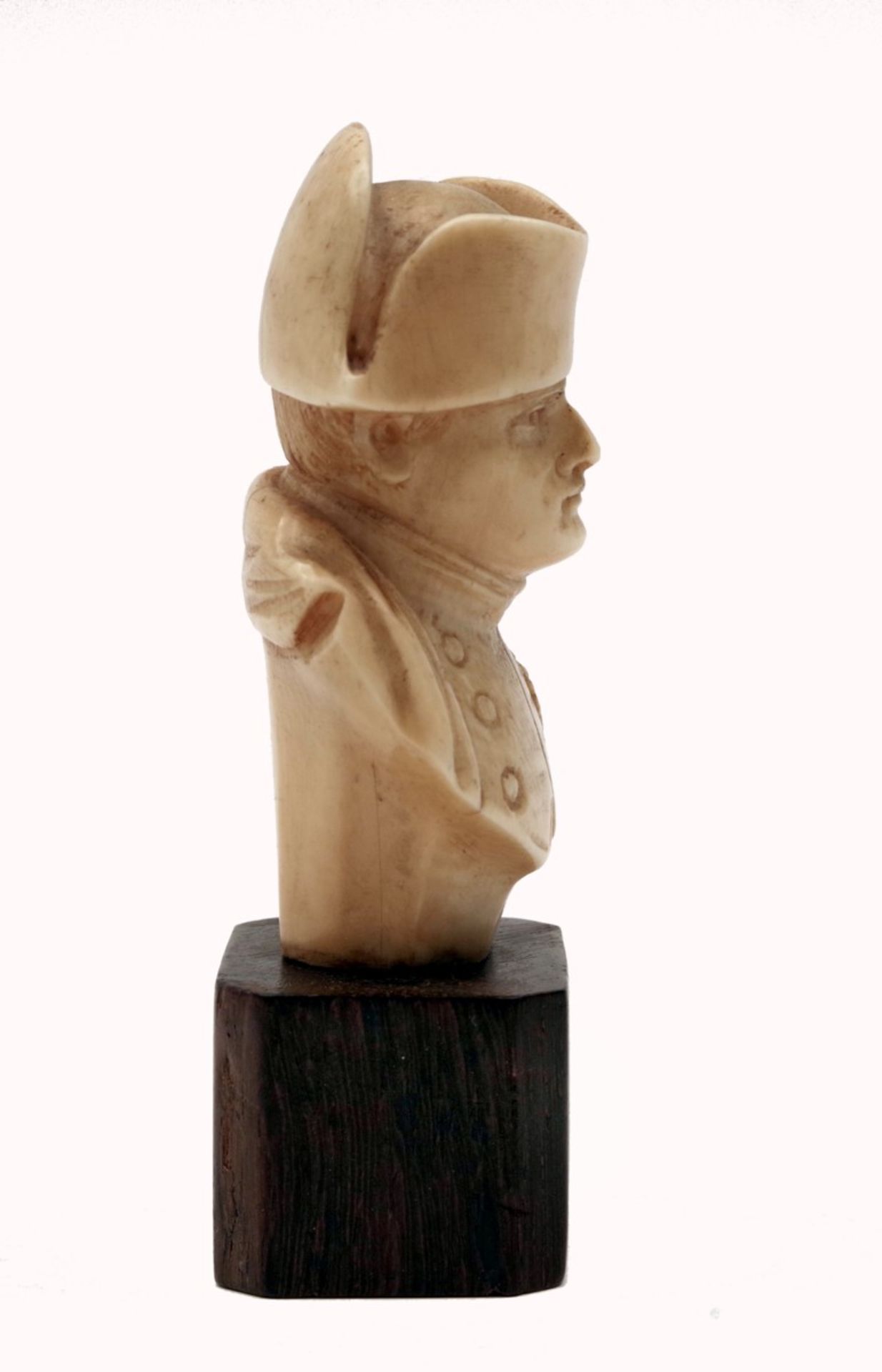 A Small Ivory Bust of Napoleon Bonaparte - Image 3 of 4