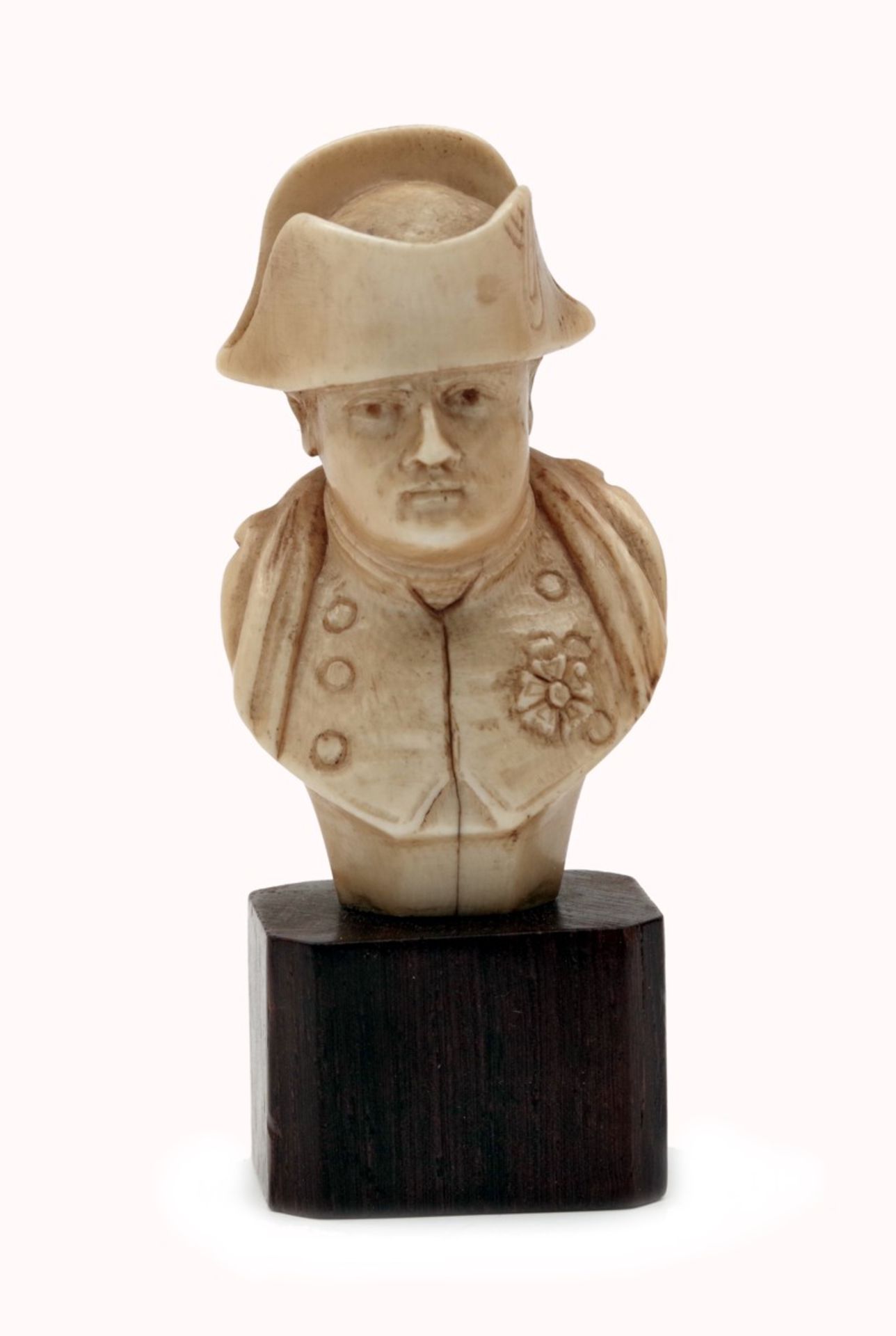 A Small Ivory Bust of Napoleon Bonaparte