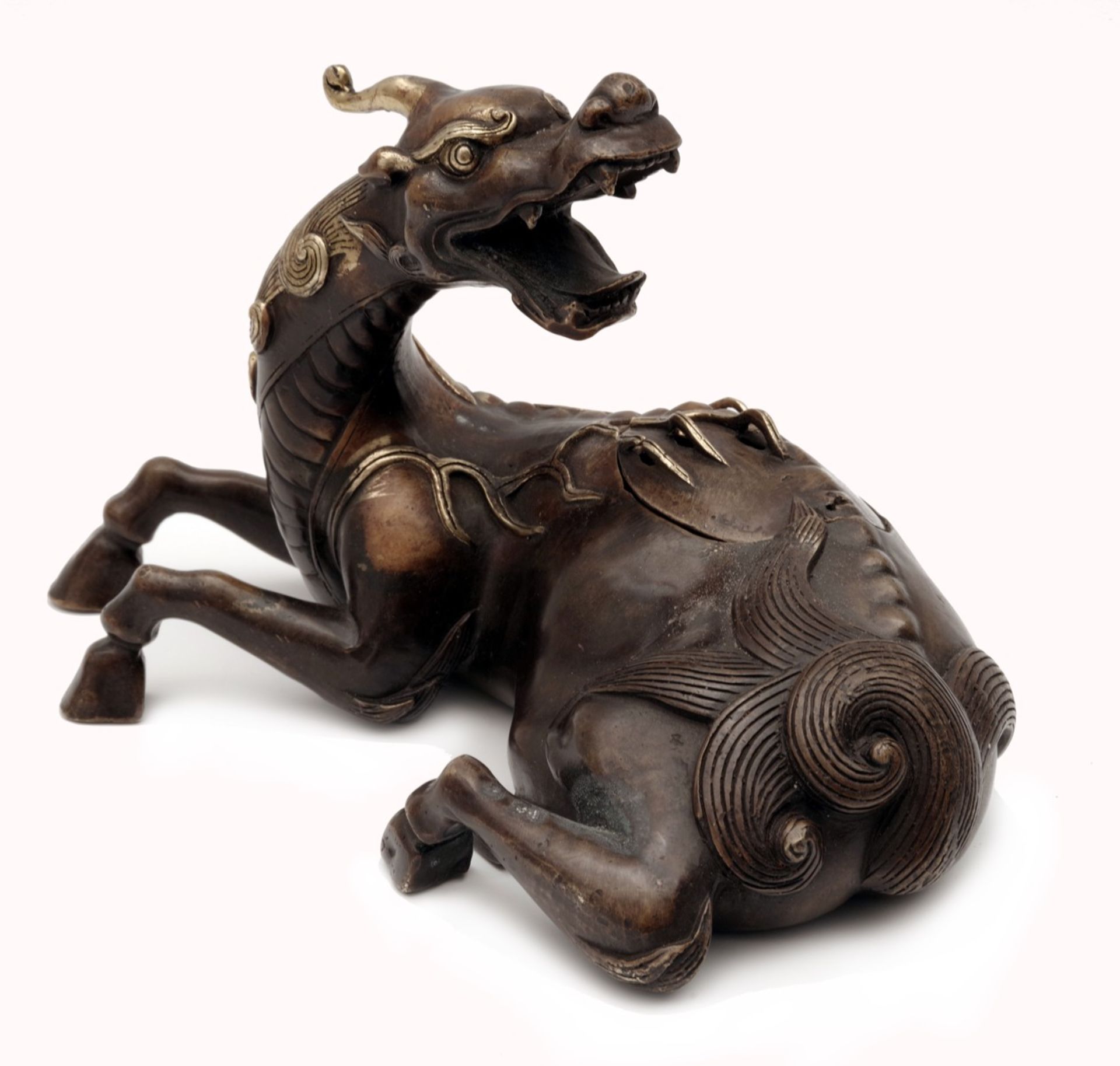 Incense Burner in the Form of a Qilin - Image 3 of 4