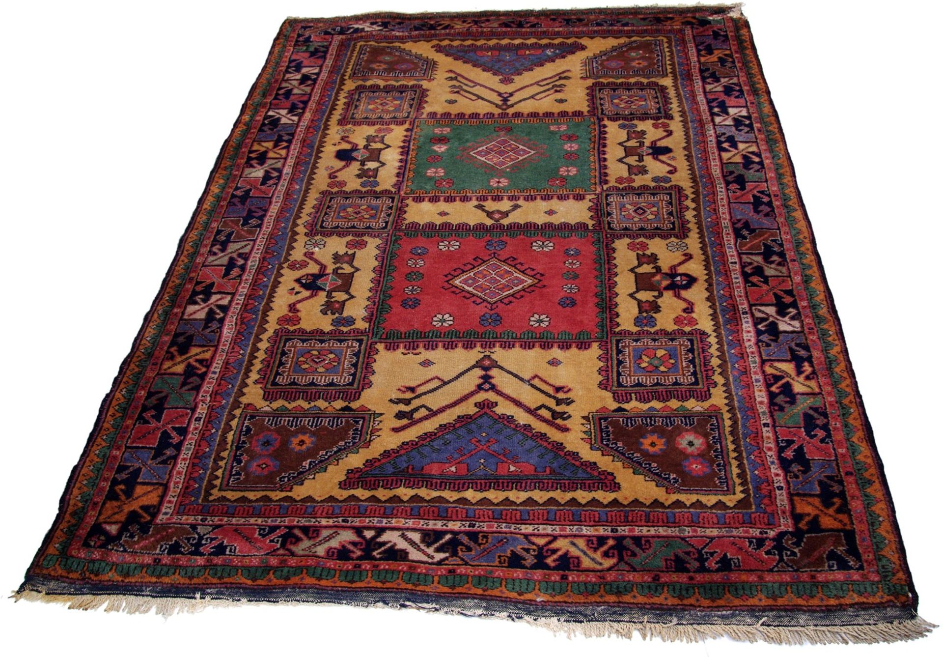 A Bergama Rug of the Holbein Type