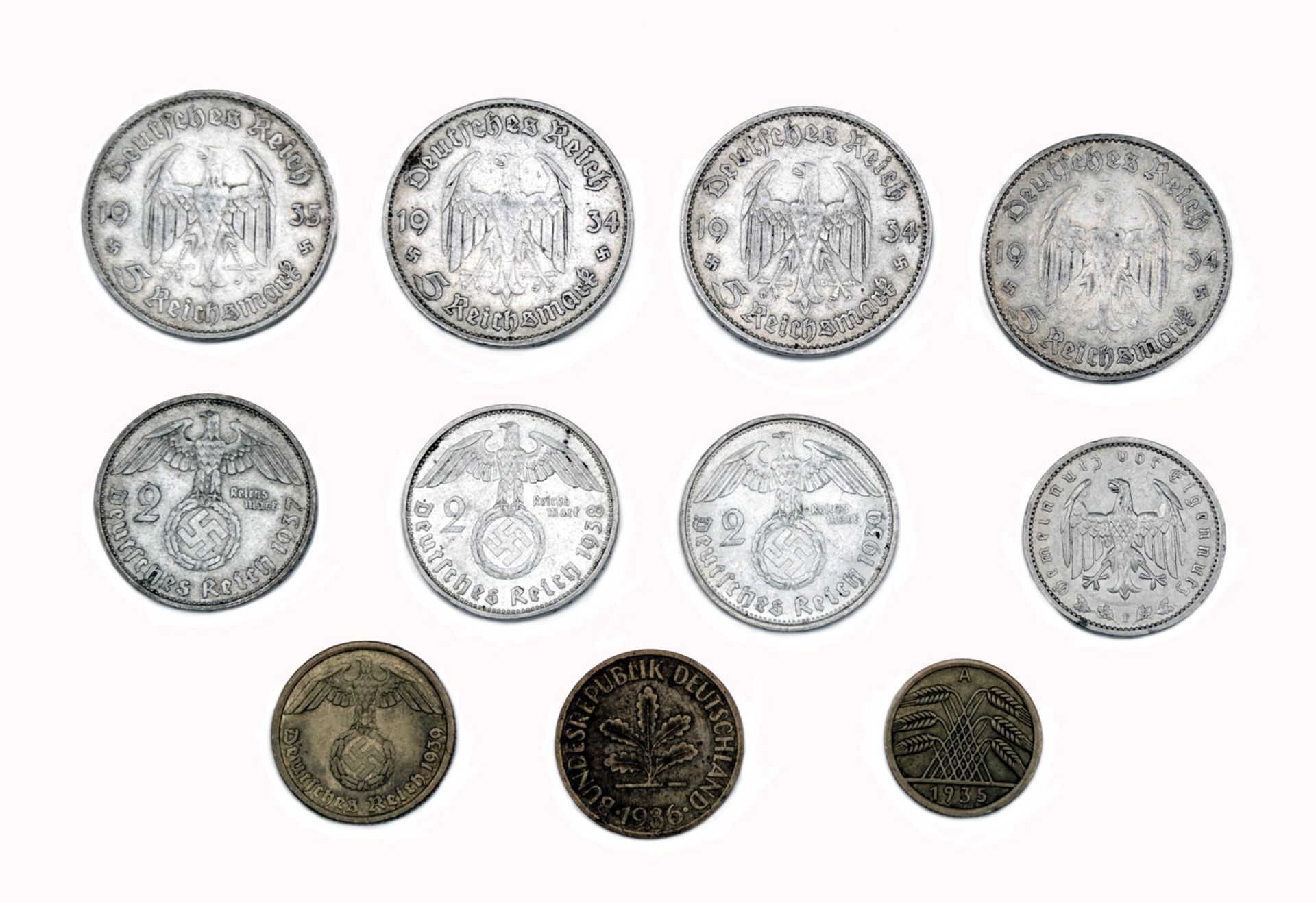 11 German Coins
