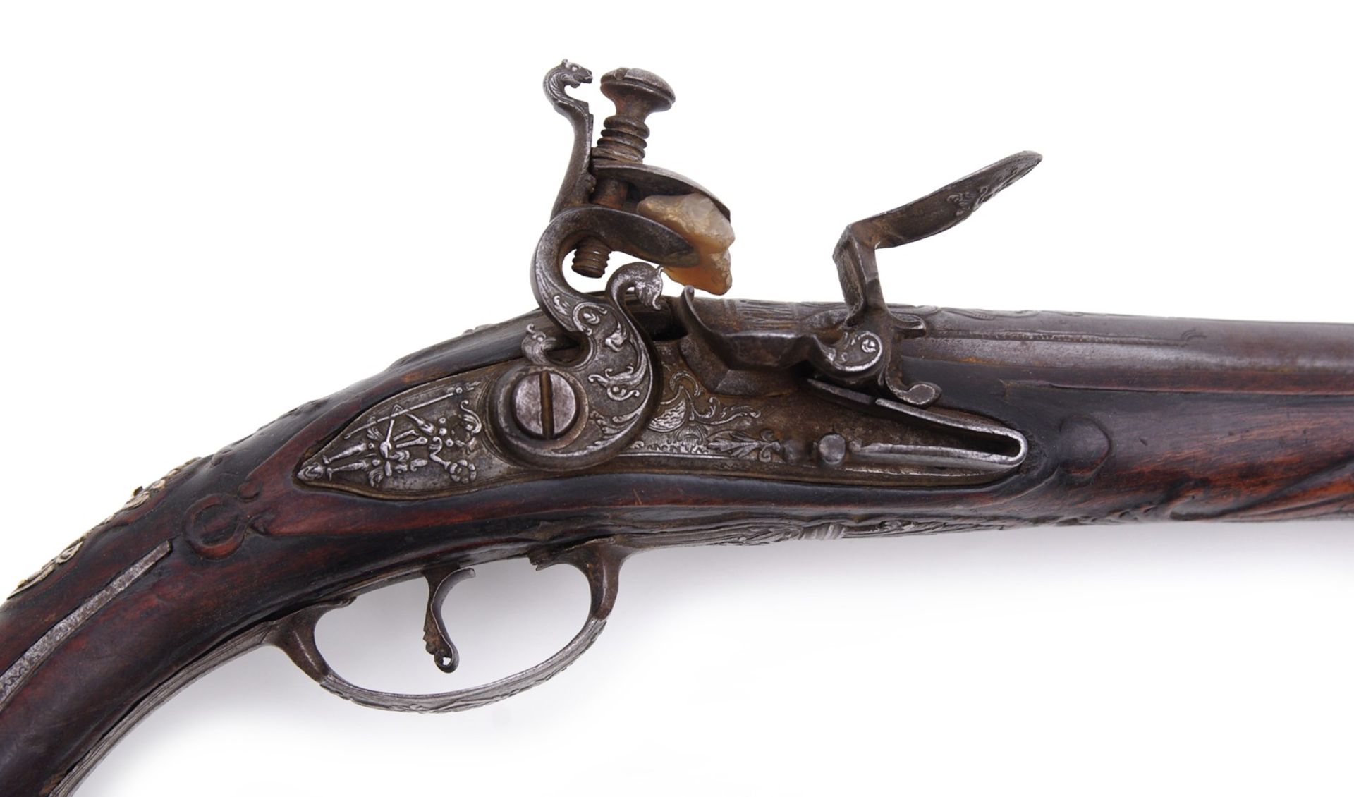 A flintlock pistol - Image 5 of 8