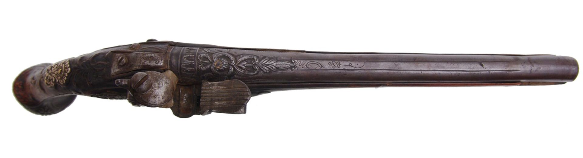 A flintlock pistol - Image 3 of 8