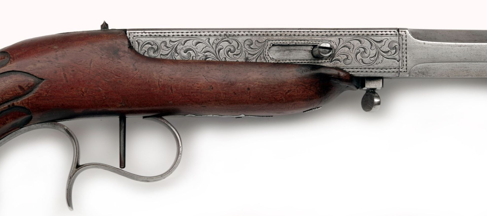 A Percussion Cased Parlor Pistol with Interchangeable Barrels - Image 5 of 8