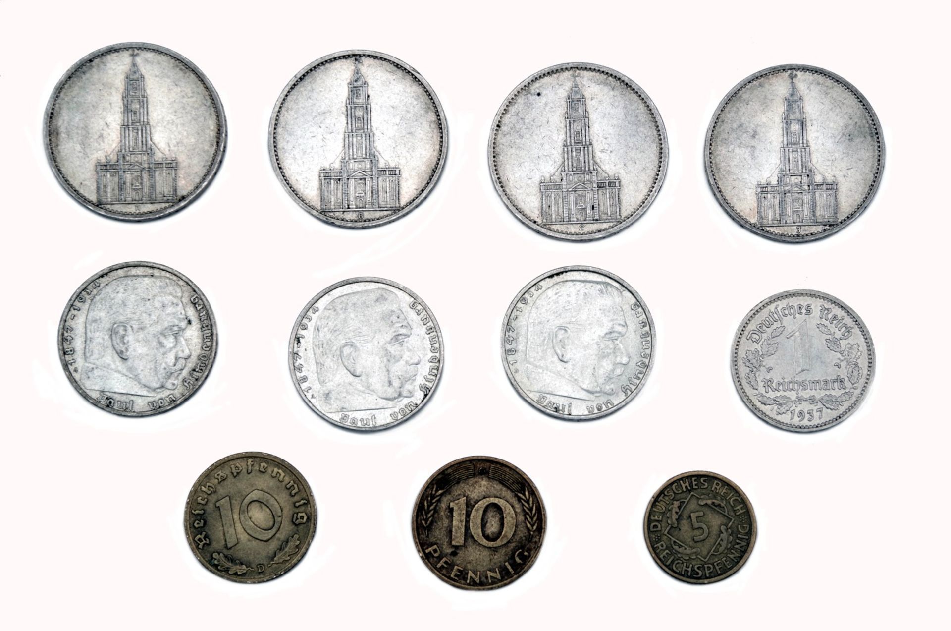 11 German Coins - Image 2 of 2