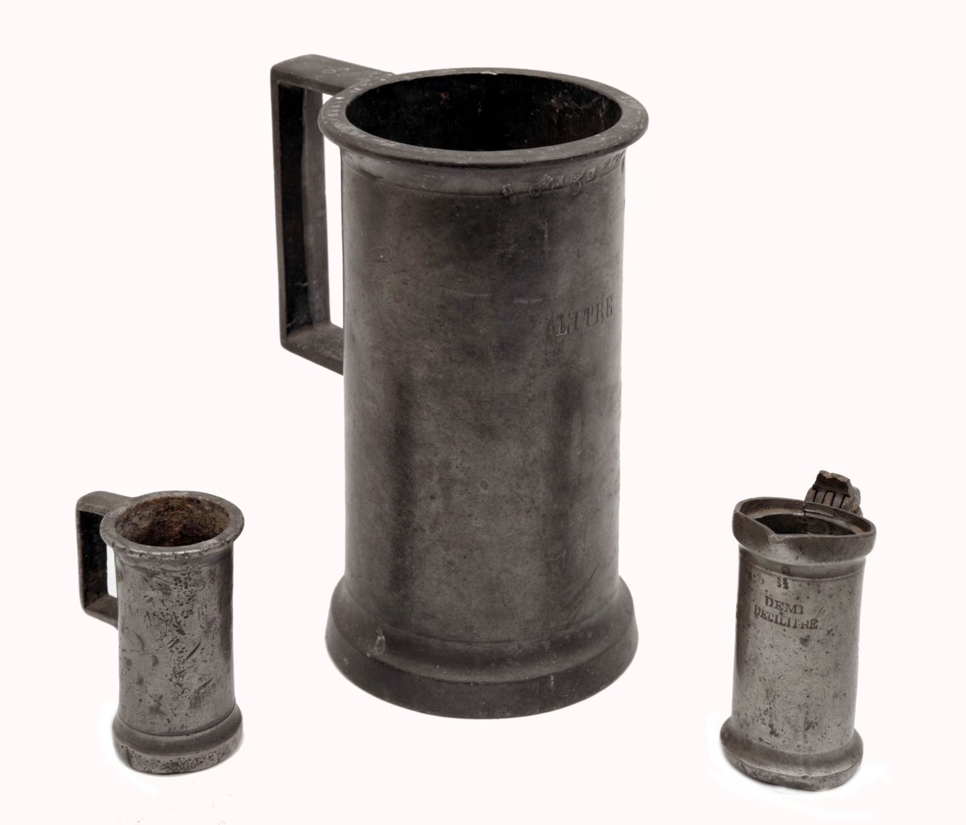 The Apothecary Pewter Measuring Cups