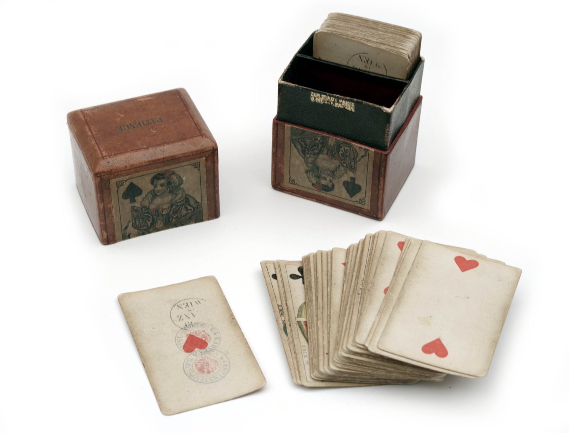 A Josef Glanz “Patience” Playing Cards - Image 2 of 3