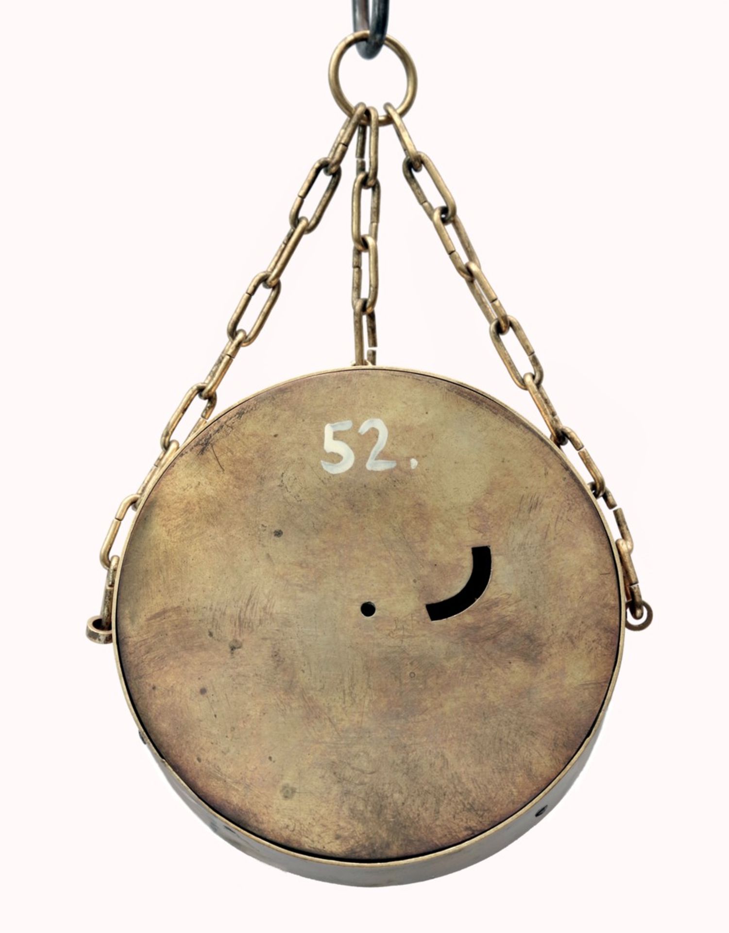 A Hanging Wall Clock With Chain - Image 2 of 2