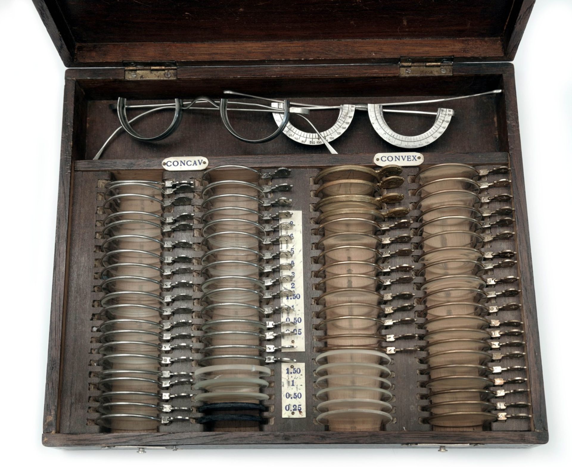 An Antique Optometrist Trial Lens Set