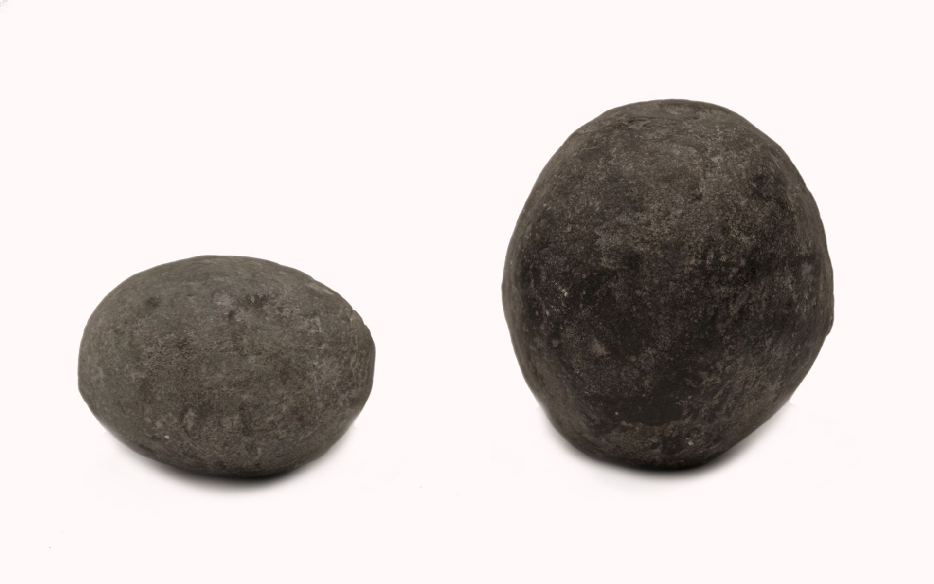 Two Stone Projectiles - Image 2 of 2