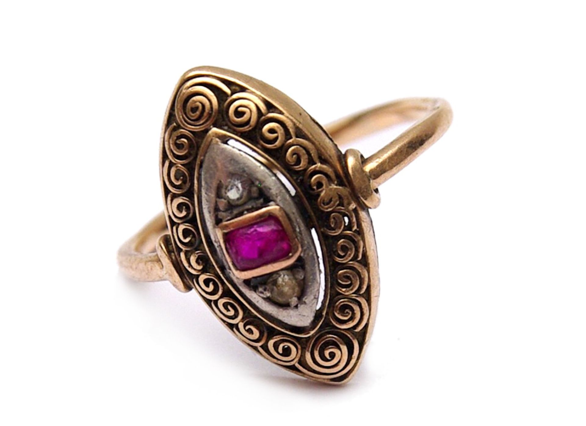 An Art Nouveau ring