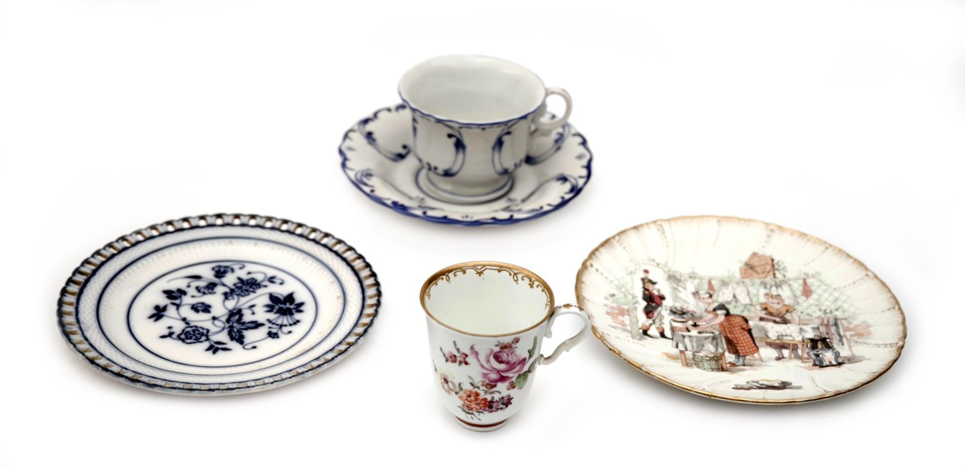 Miscellaneous Group of Porcelain and Pottery Table Articles