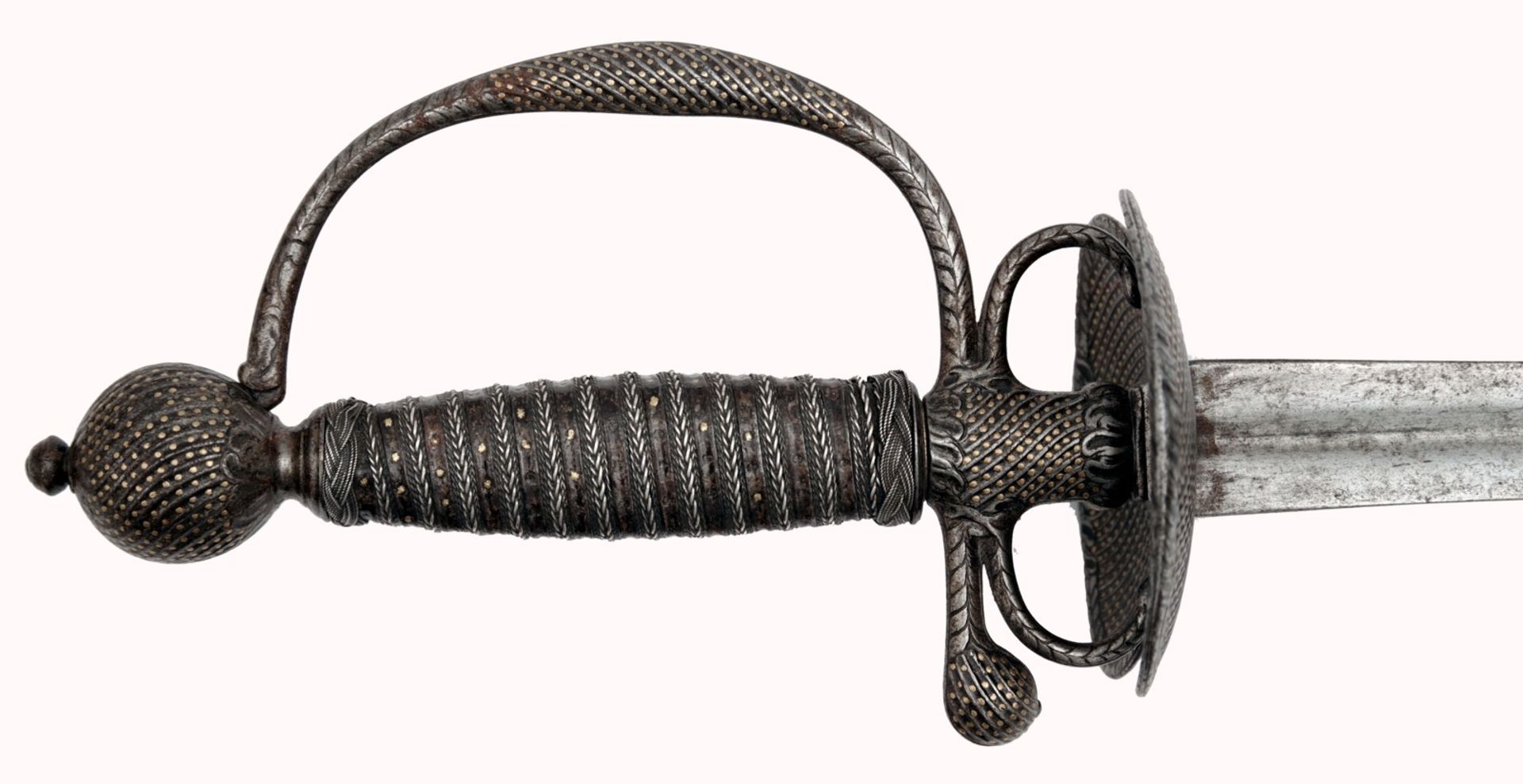 Small-Sword with Chiselled Hilt - Image 2 of 7