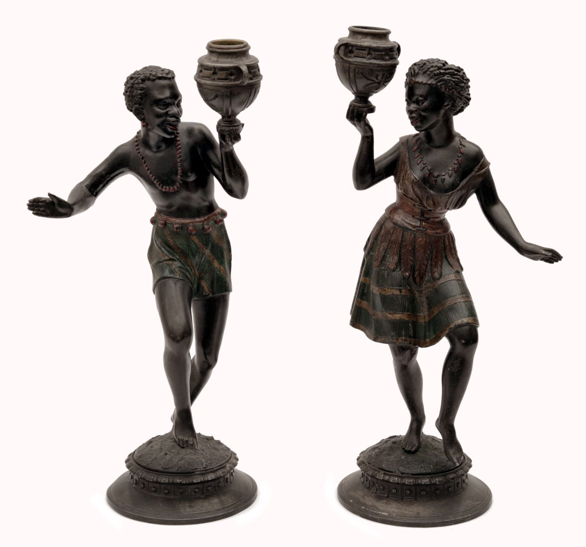 A Pair Candlestick Holders
