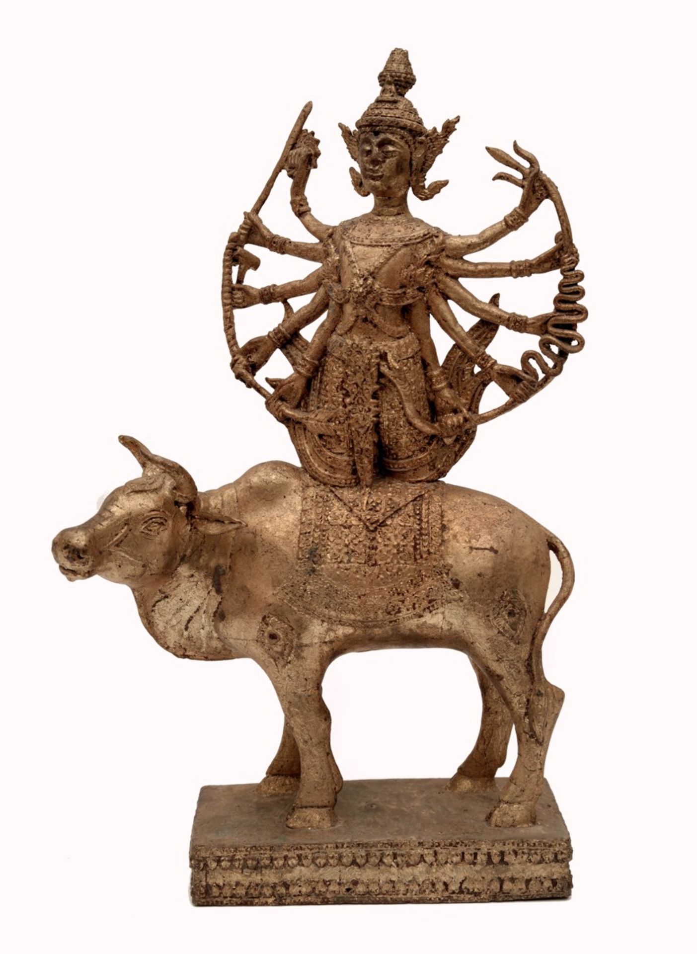 Shiva auf dem Büffel Nandi