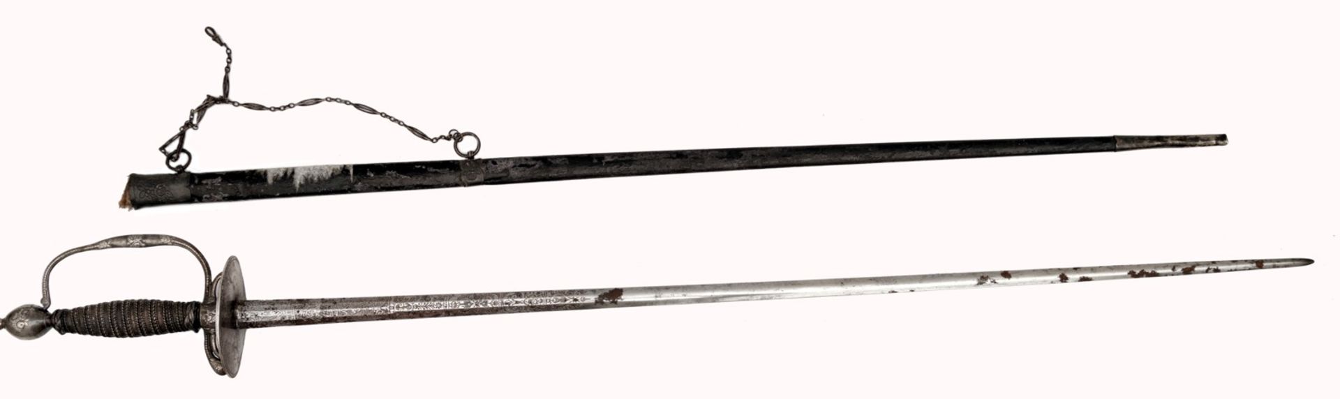 A Cut-Steel Hilted Small-Sword