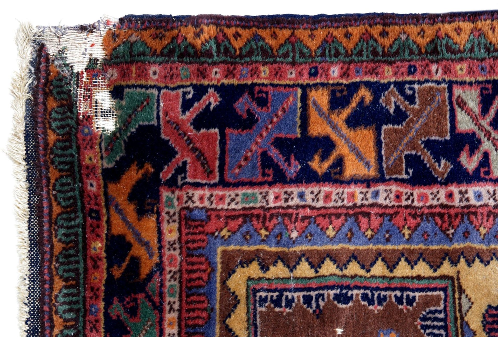 A Bergama Rug of the Holbein Type - Image 3 of 3