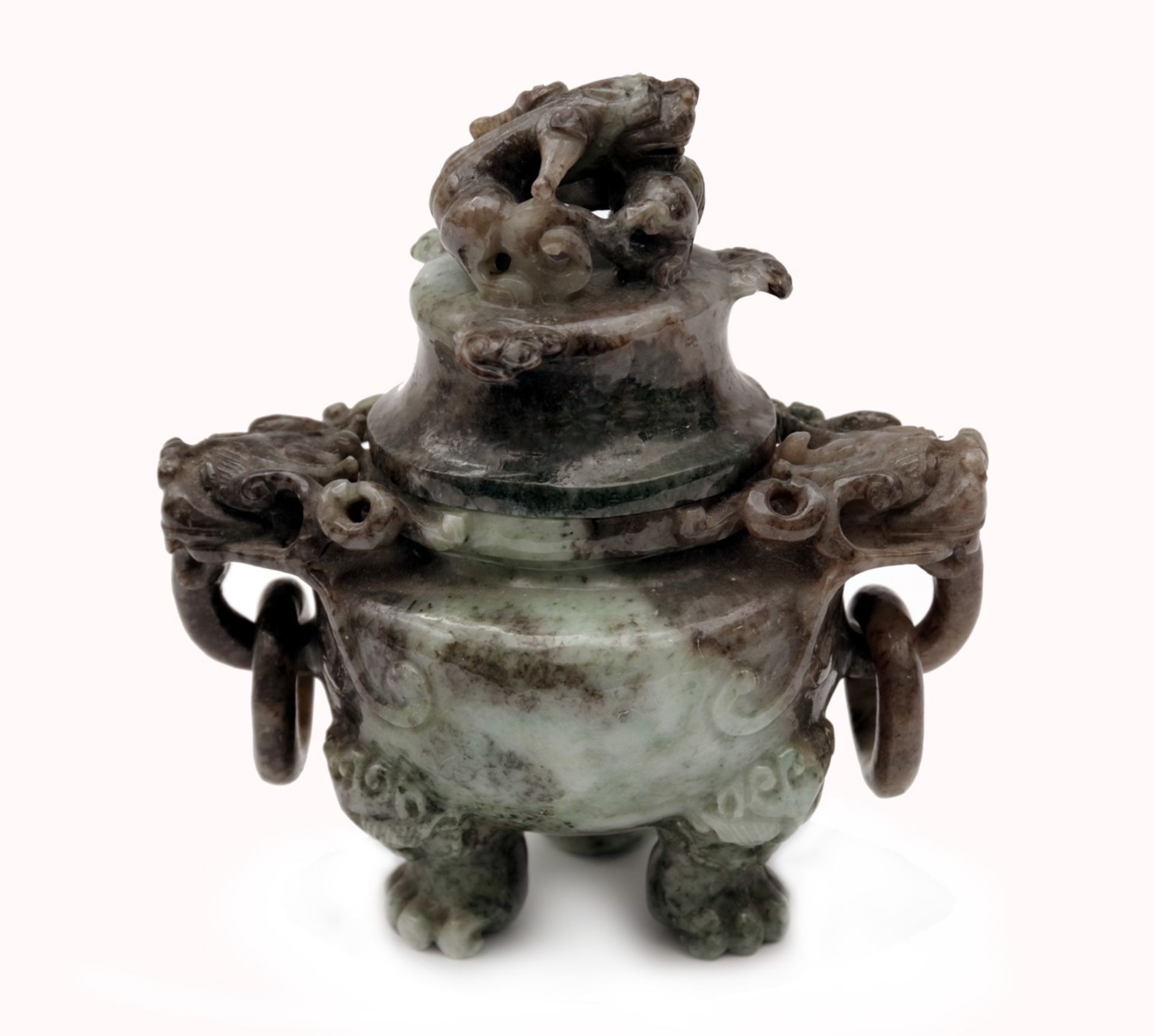 A Green Jade Incense Burner