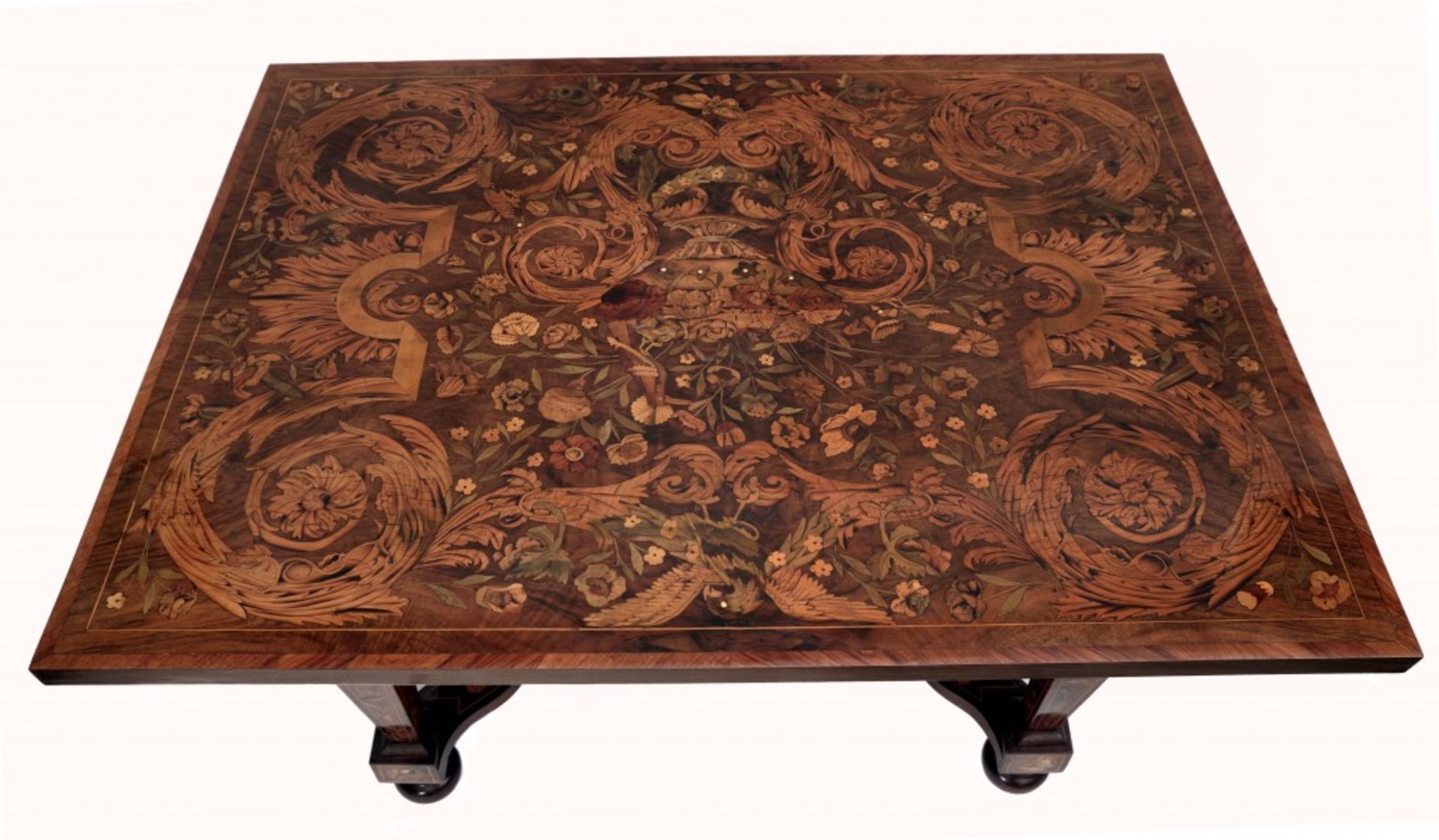 Rare  Dutch Marquetry Table - Image 4 of 4