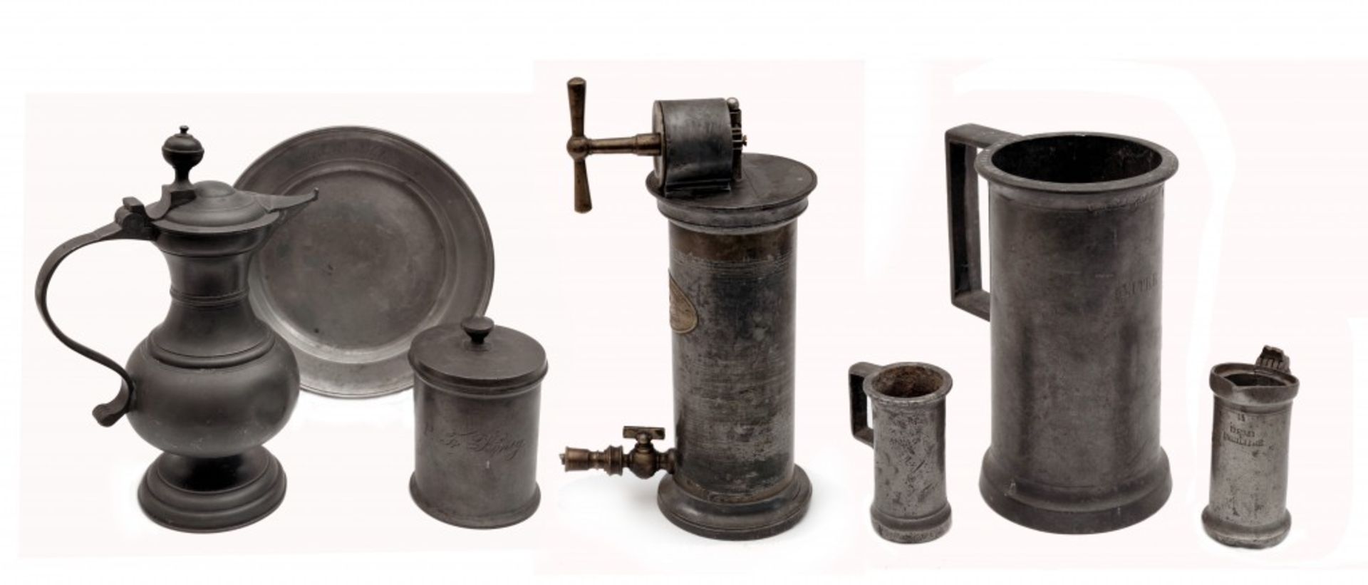 Collection of Pewter Items