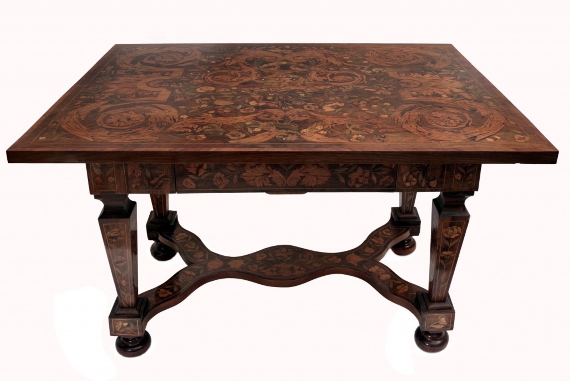 Rare  Dutch Marquetry Table